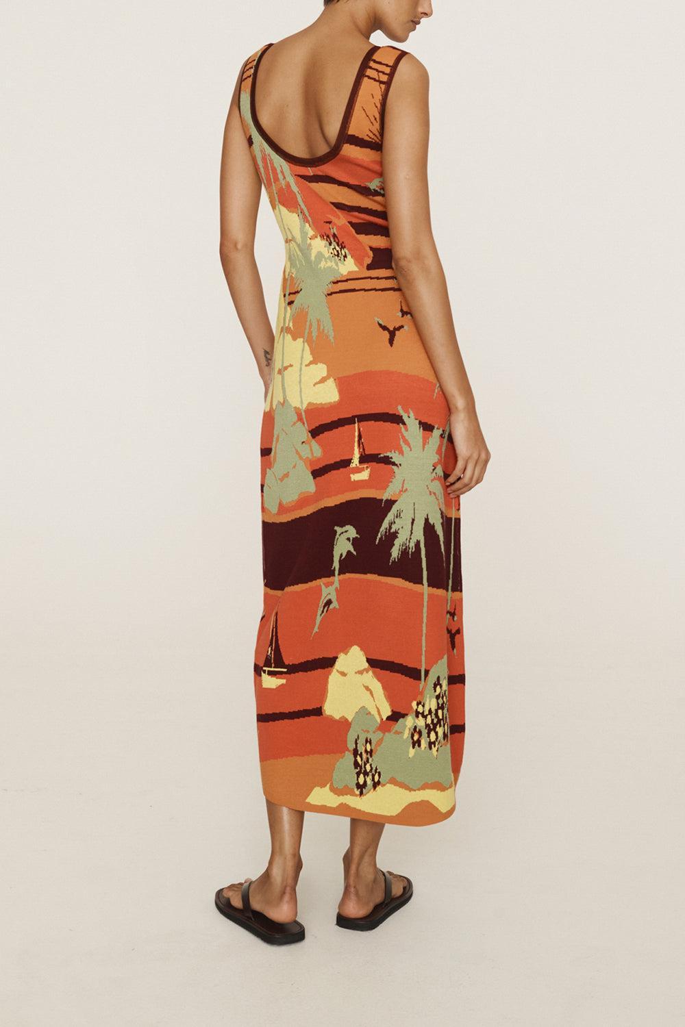 Palm Island Midi Dress-MULTI-0-CLOTHINGDRESSCASUAL-ALEMAIS