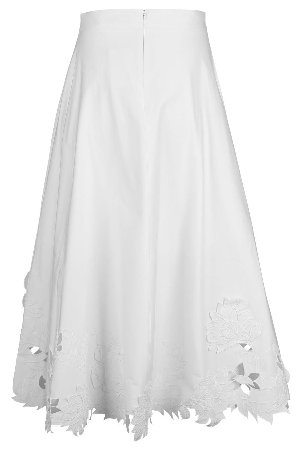 Embroidered Floral Circle Midi Skirt-WHITE-4-CLOTHINGSKIRTMIDI-OSCAR DE LA RENTA