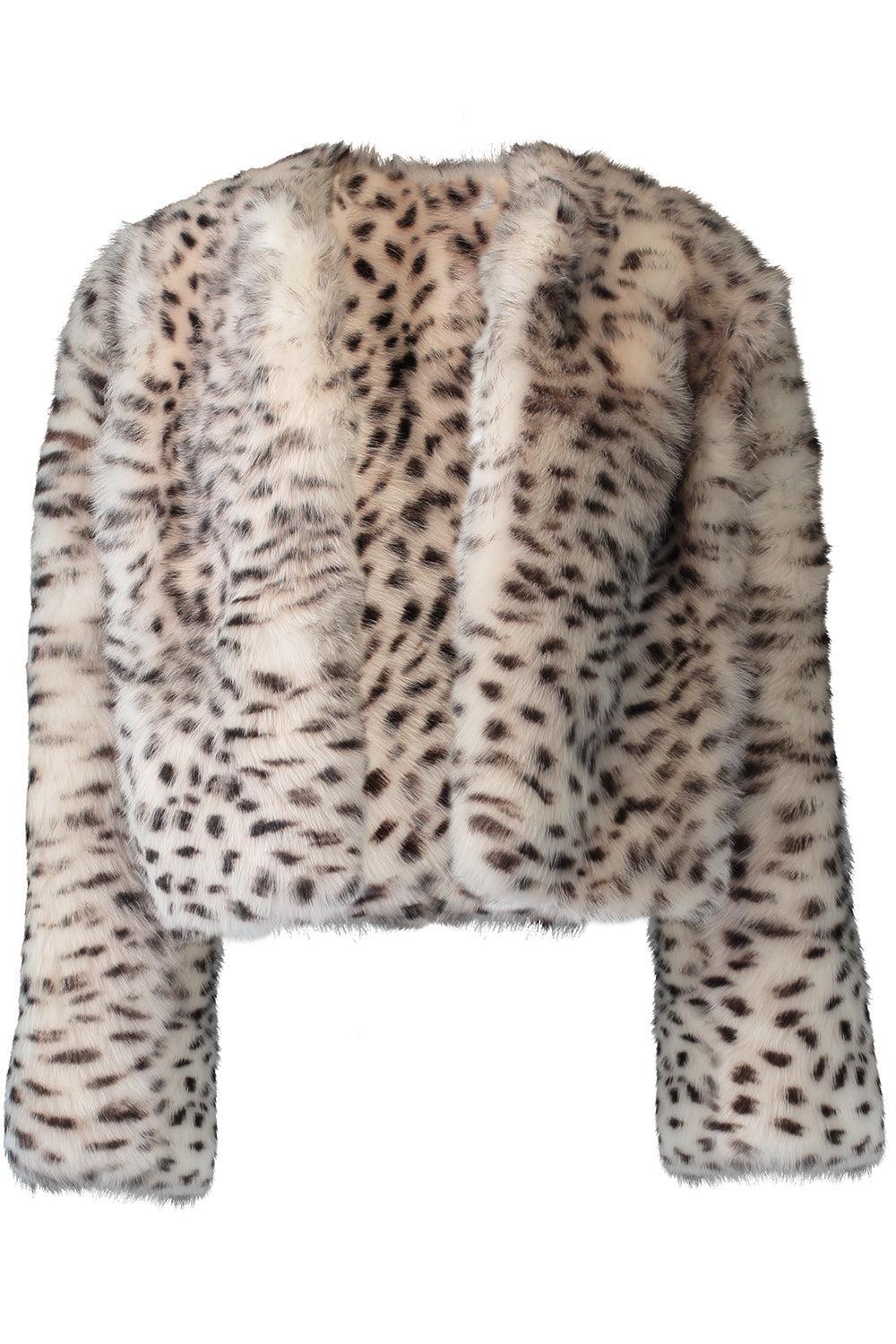 Shearling Chubby Jacket-ANIMAL-2-CLOTHINGJACKETCROPPED-SUSAN BENDER