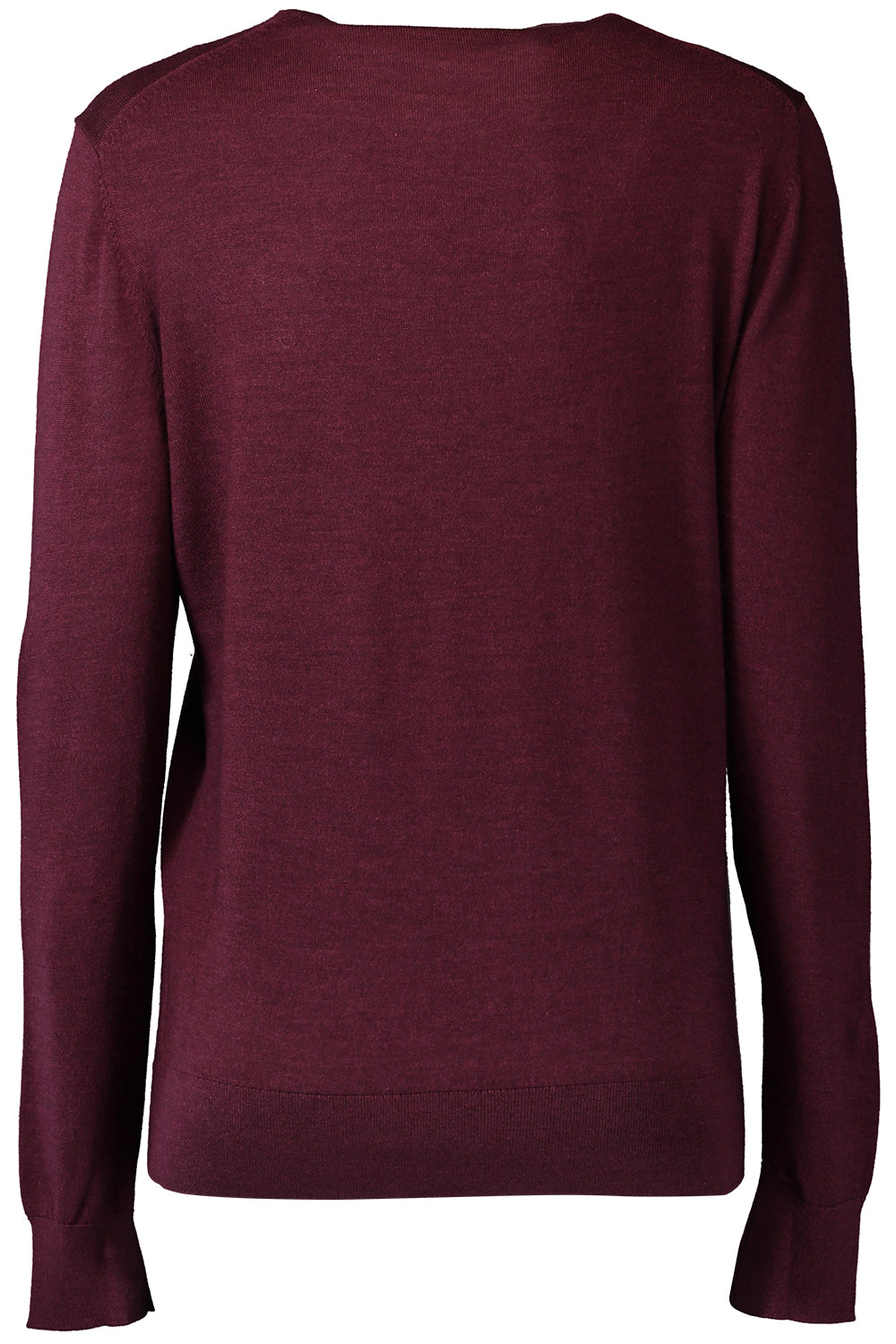 Long Sleeve Crewneck Pullover - Wine
