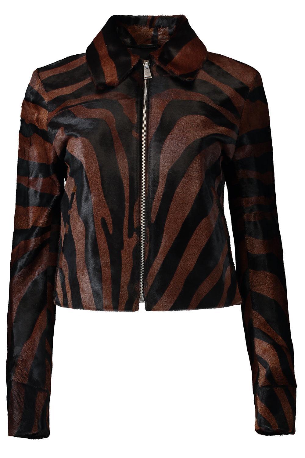 Daria Jacket - Zebra-NOVELTY-XS-CLOTHINGCOATLEATHER-SIMKHAI