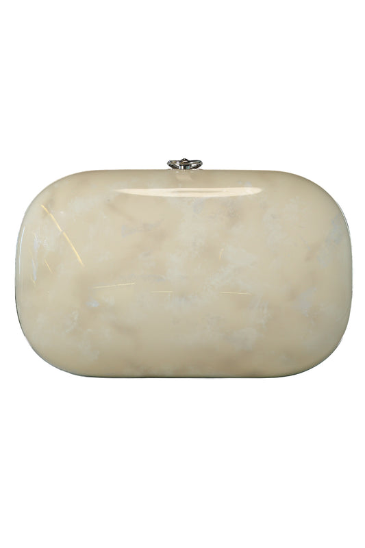 Elina Plus Monet Clutch - Cream
