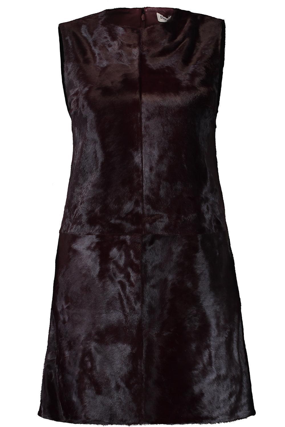Sonoma Sleeveless Mini Dress - Fig-BROWN-2-CLOTHINGDRESSCOCKTAIL-SIMKHAI
