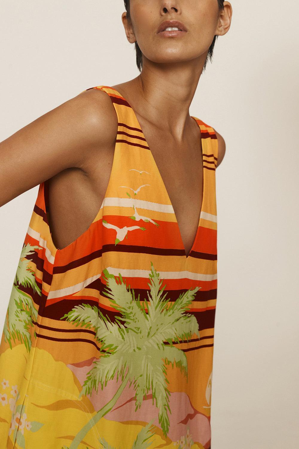 Palm Island Dress-MULTI-0-CLOTHINGDRESSCASUAL-ALEMAIS
