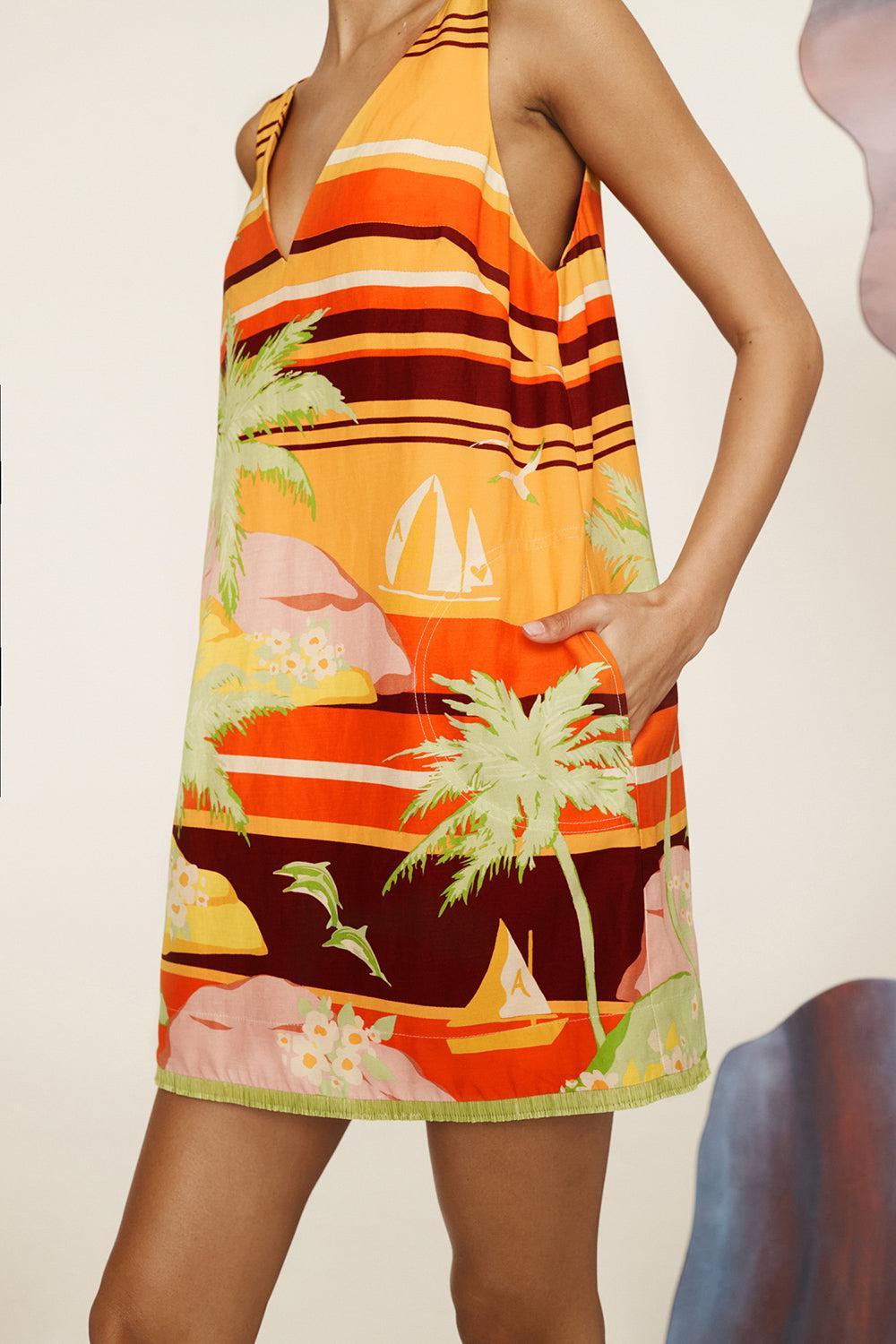 Palm Island Dress-MULTI-0-CLOTHINGDRESSCASUAL-ALEMAIS