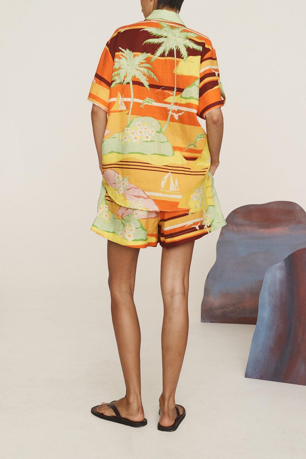 Palm Island Shirt-MULTI-0-CLOTHINGTOPBLOUSE-ALEMAIS