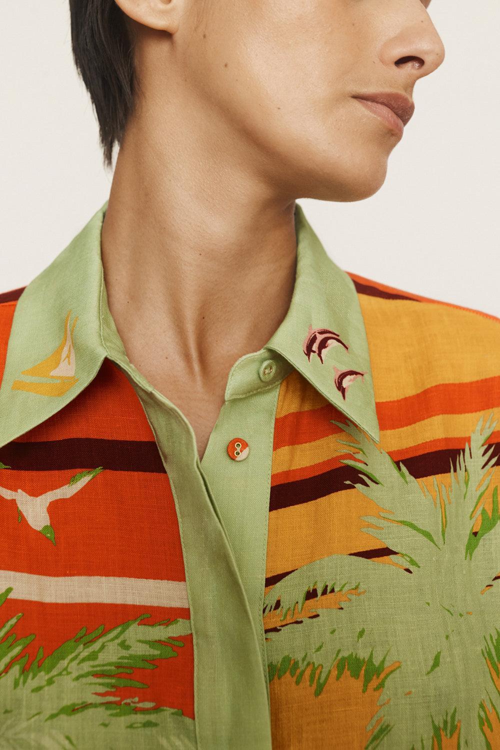 Palm Island Shirt-MULTI-0-CLOTHINGTOPBLOUSE-ALEMAIS