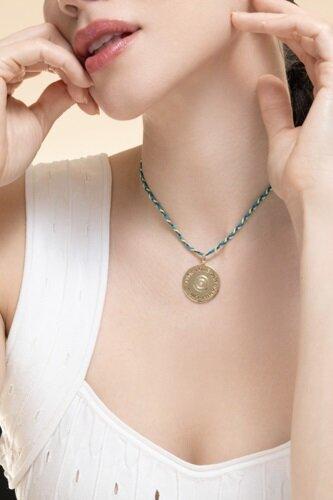Love Pendant-YELLOW GOLD-JEWELRYFINE JEWELPENDANT-CAROL KAUFFMANN