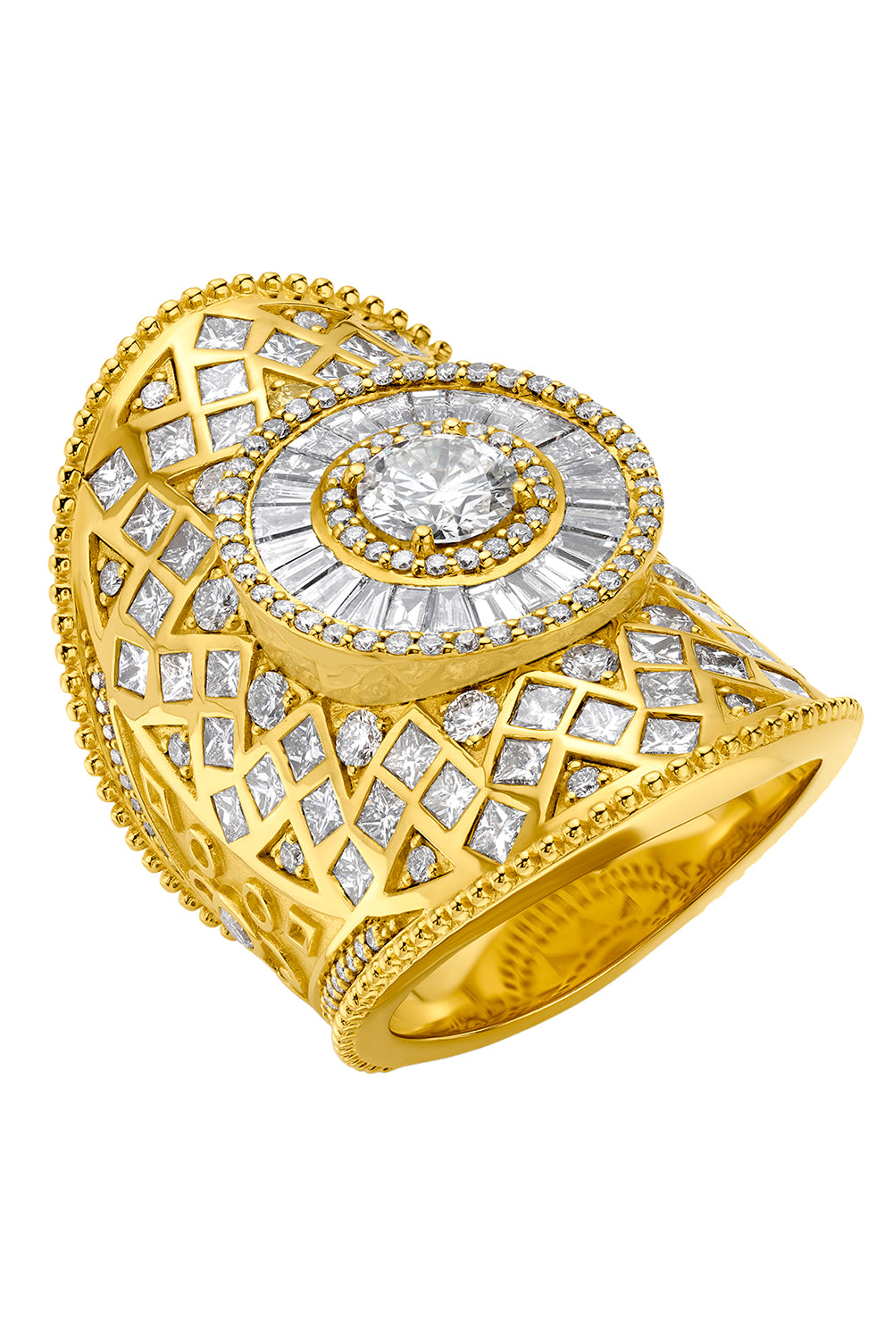 Diamond Sun Wrap Ring