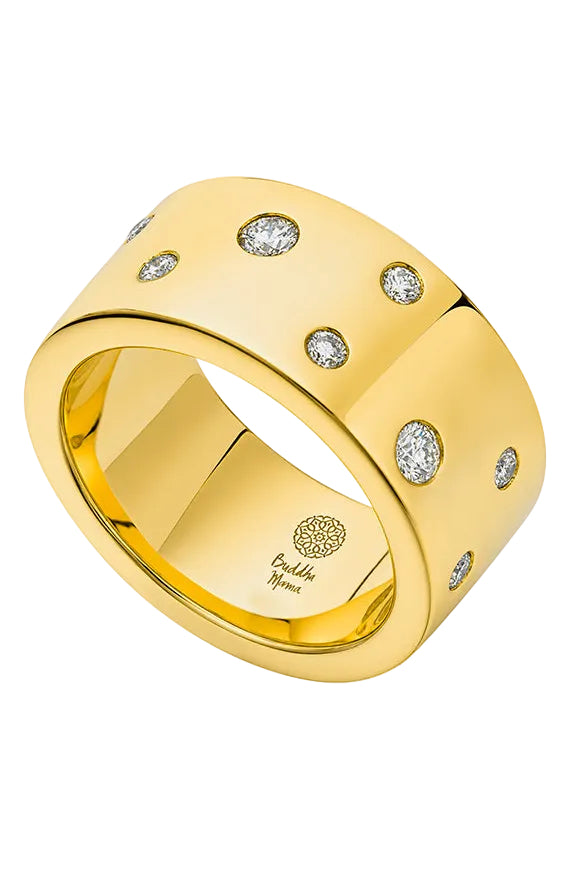 Diamond Scattered Band Ring