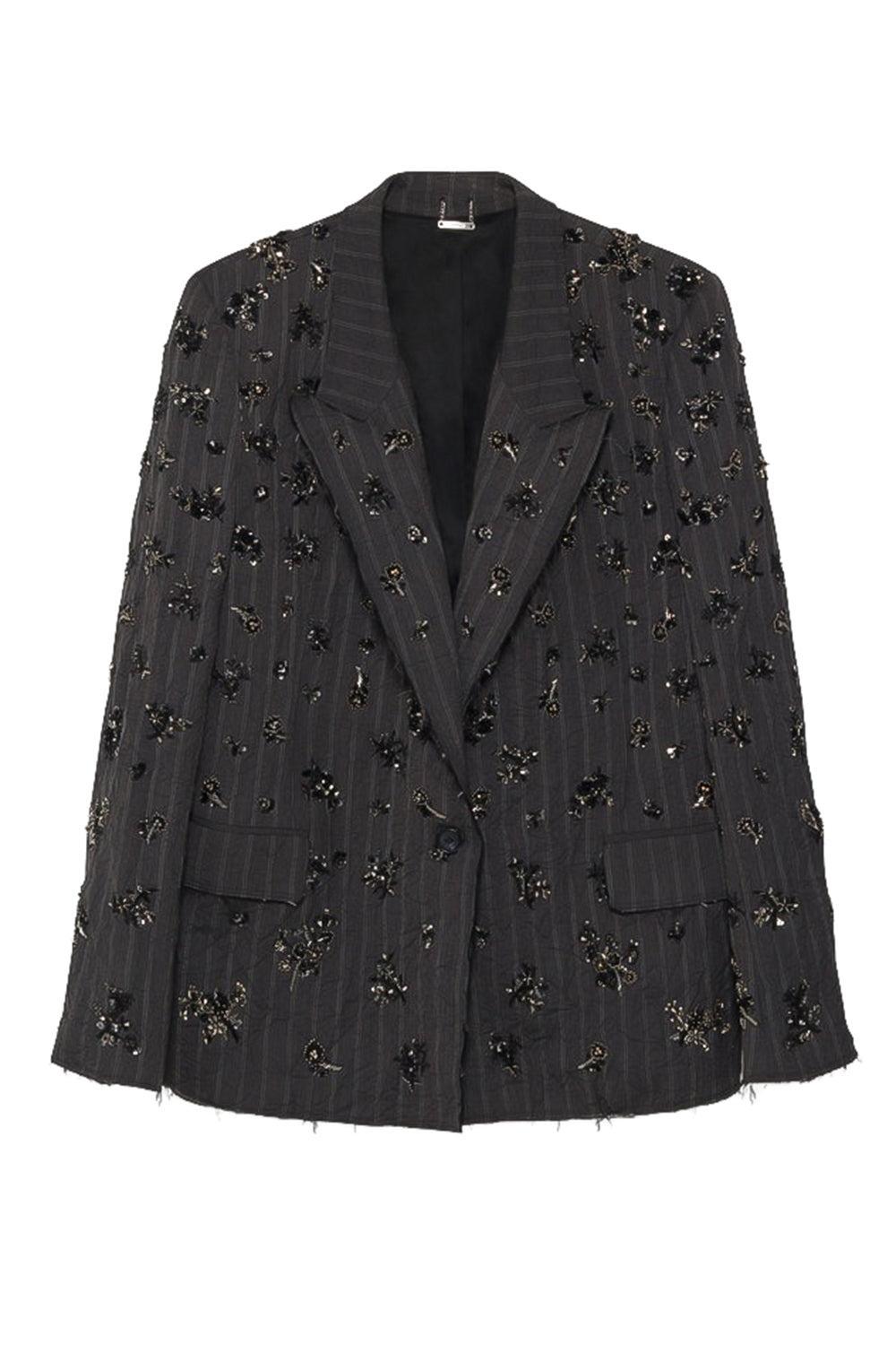 Murphy Stripe Blazer-CHARCOAL-2-CLOTHINGJACKETBLAZERS-SIMKHAI