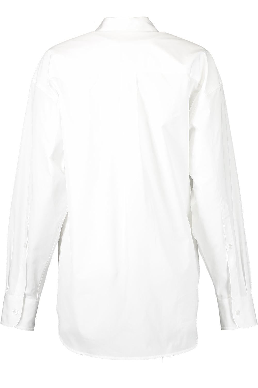 Flower Embroidered Shirt-PURE WHT-36-CLOTHINGTOPBLOUSE-STELLA MCCARTNEY