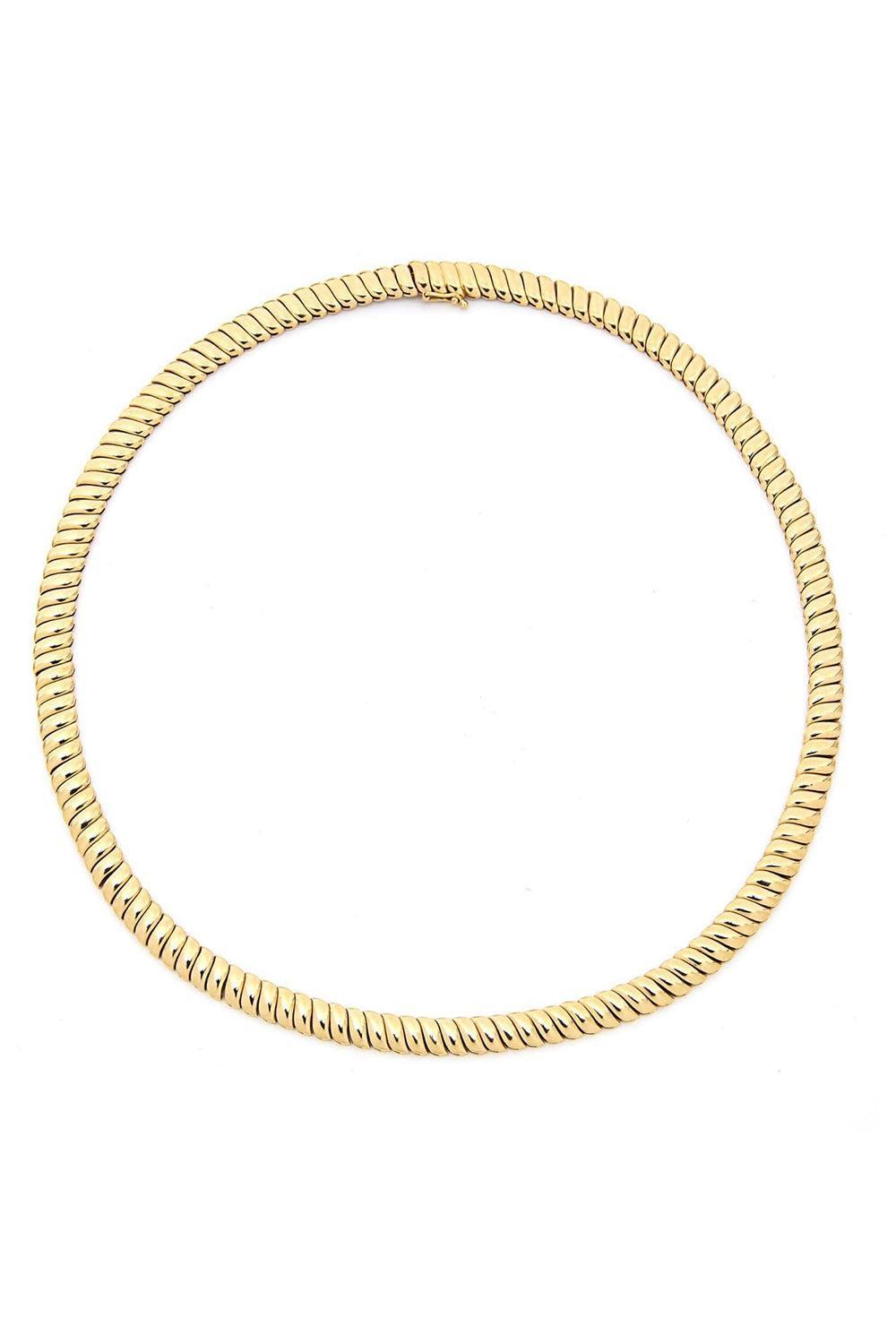 Yellow Gold Zoe Necklace-YELLOW GOLD-16-JEWELRYFINE JEWELNECKLACE O-ANITA KO