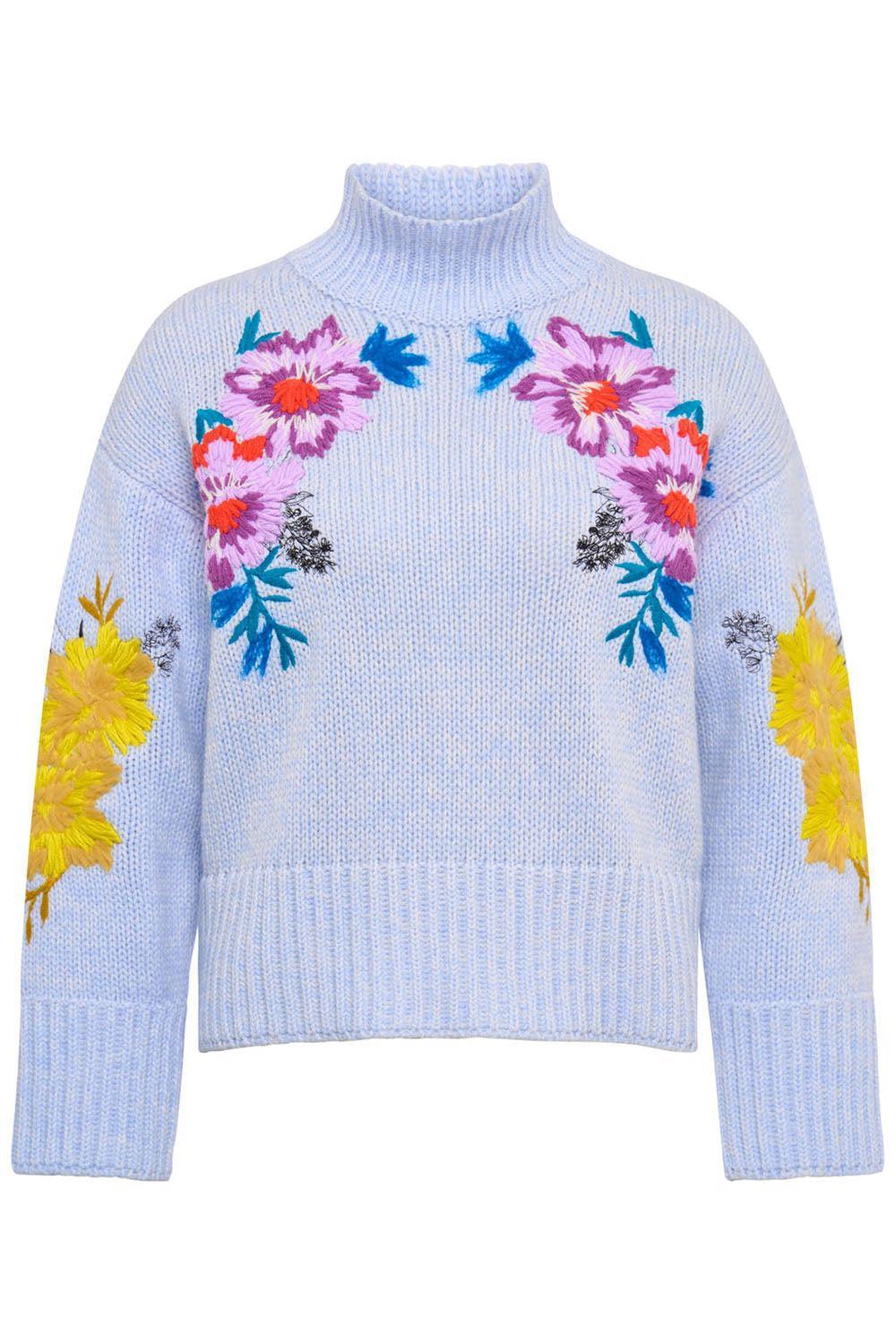 Mockneck Floral Pullover-LTBLUMLT-XS-CLOTHINGTOPKNITS-MAISON COMMON