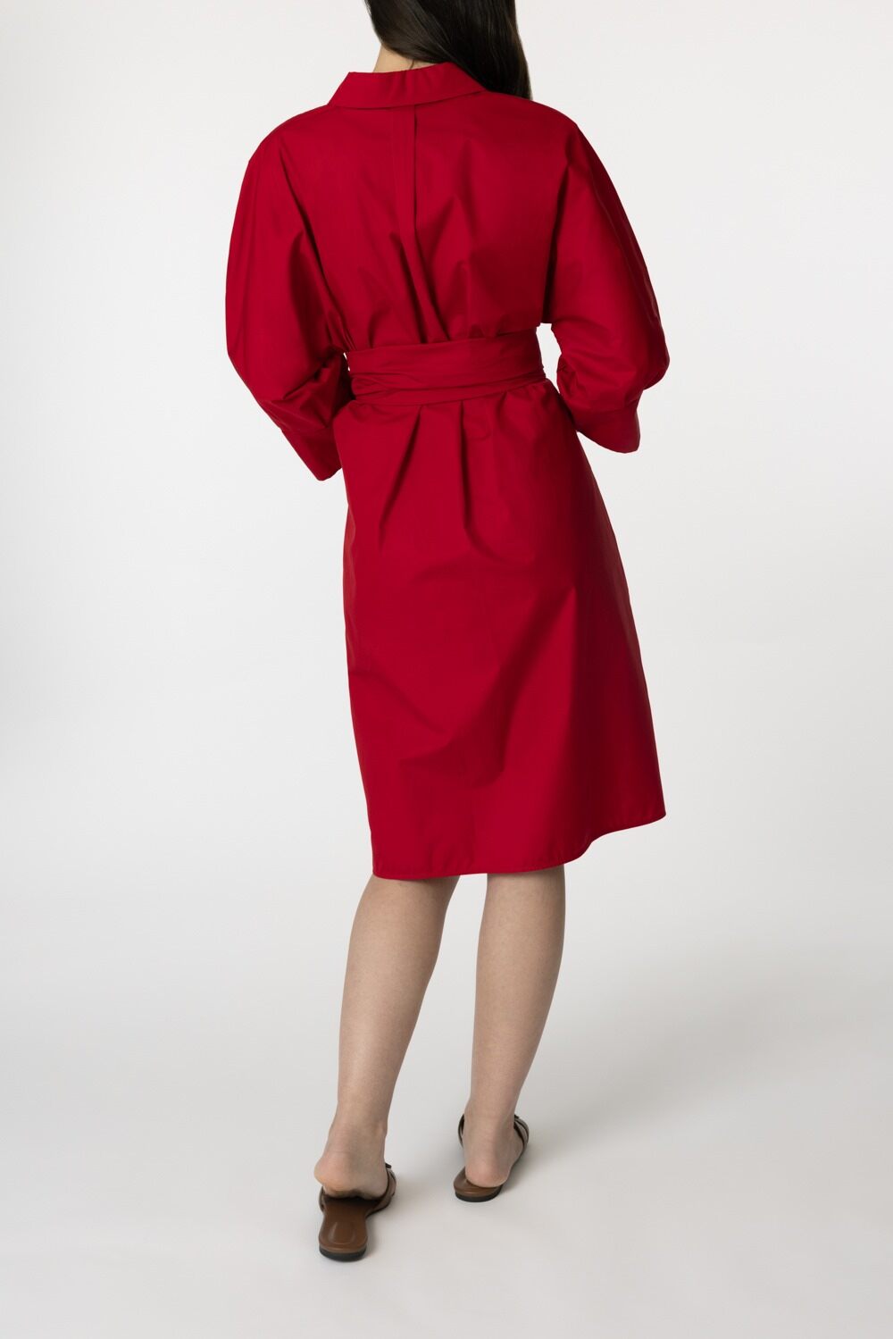 Tabata Dress-RED-2-CLOTHINGDRESSCASUAL-MAX MARA