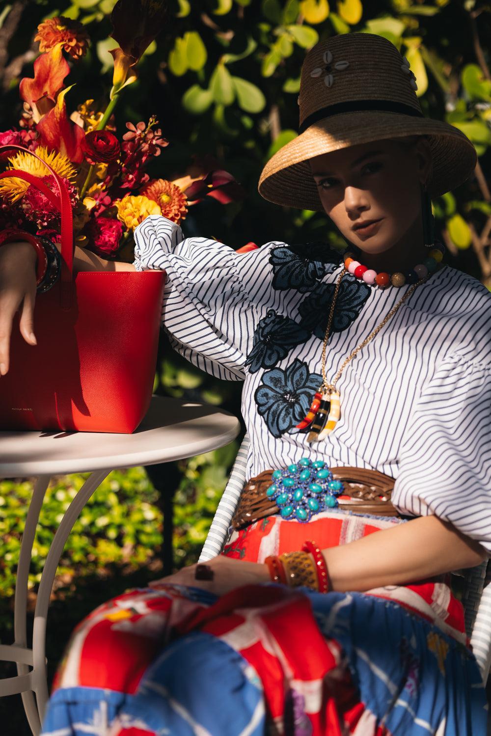 Cross Grain Flower City Hat-NAT/BLK-O/S-ACCESSORIEHEADWEAR-LE NINE