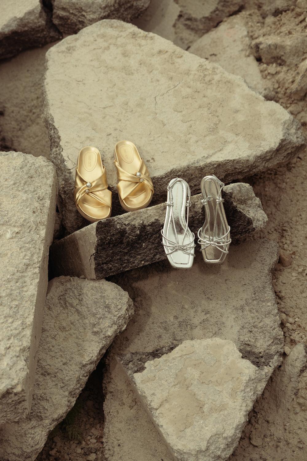 Rafi Flat-GOLD-37-SHOESANDAL-JIMMY CHOO