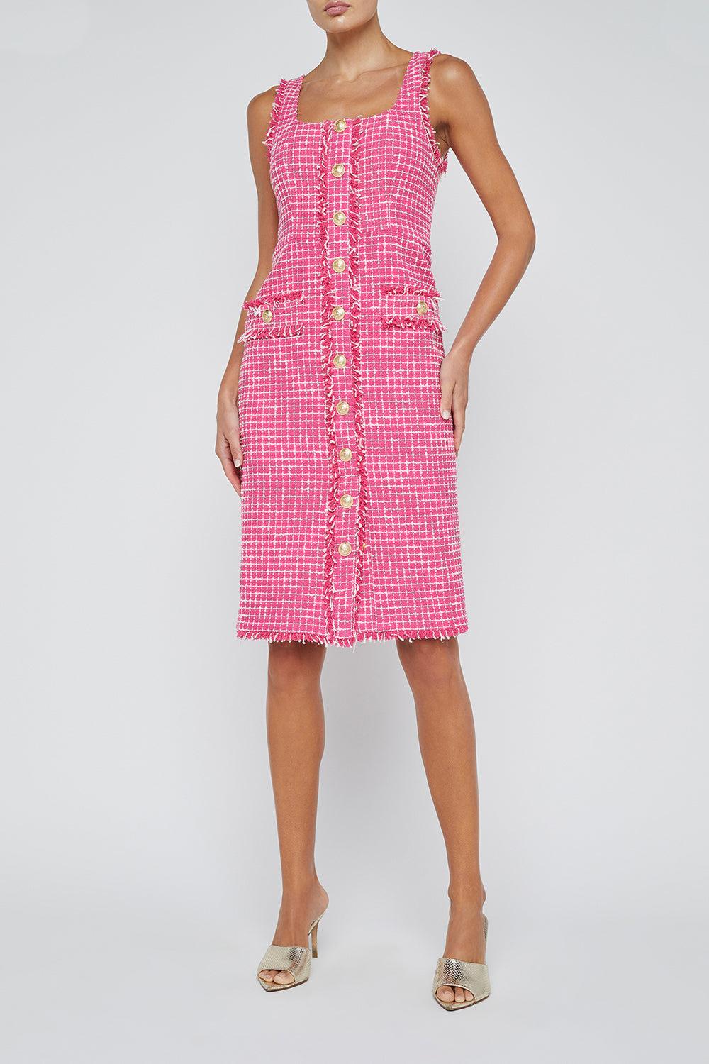 Aya Dress-PNK/IVOR-2-CLOTHINGDRESSCASUAL-L'AGENCE