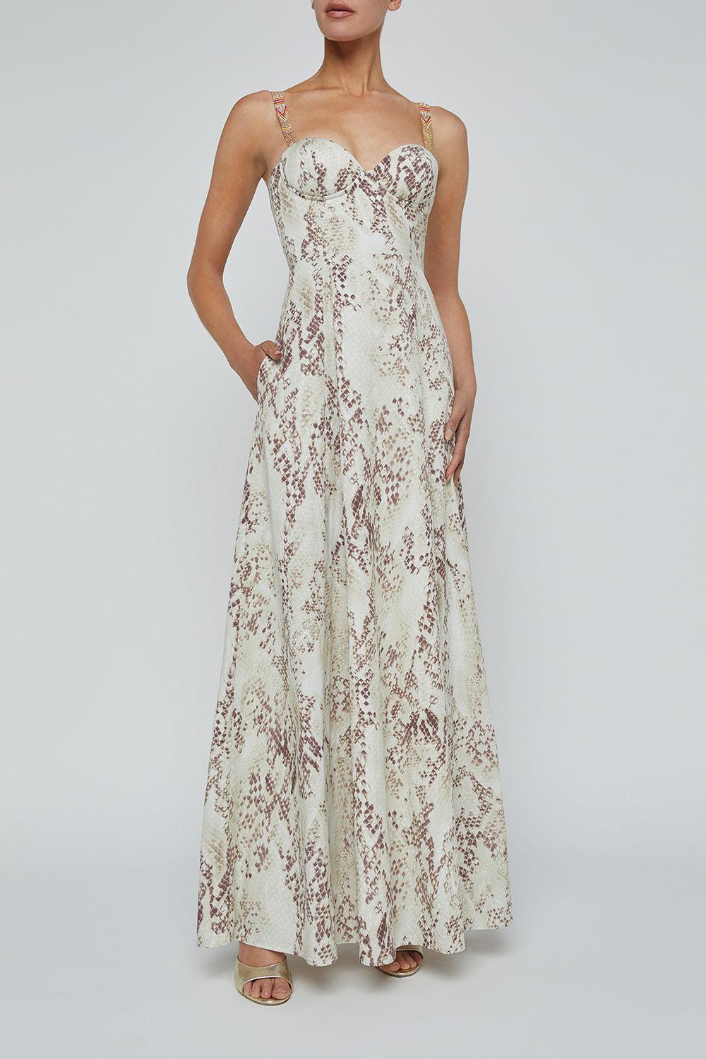 Sutton Maxi Dress-LTSGEMLT-2-CLOTHINGDRESSCASUAL-L'AGENCE