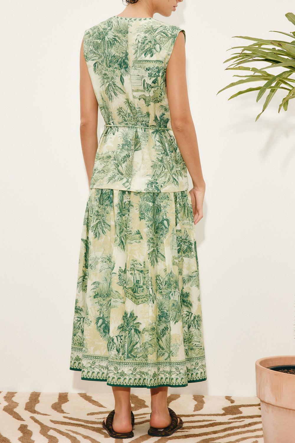 Sara Midi Dress-GREEN-2-CLOTHINGDRESSCASUAL-ALEMAIS