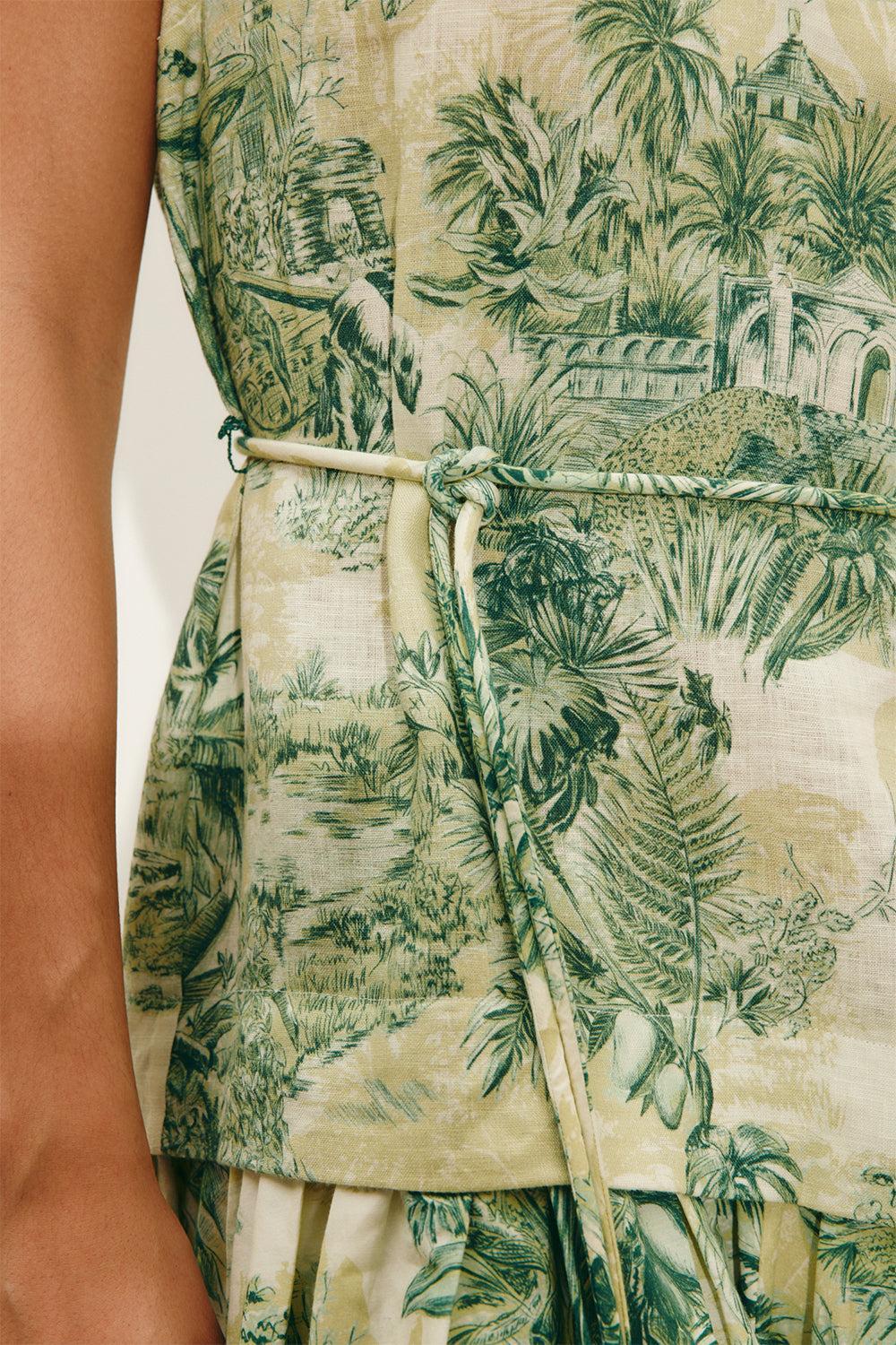 Sara Midi Dress-GREEN-2-CLOTHINGDRESSCASUAL-ALEMAIS