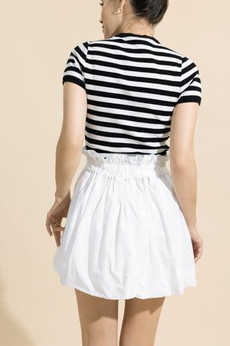 GG Bloomer Skirt-WHITE-34-CLOTHINGSKIRTMINI-PATOU