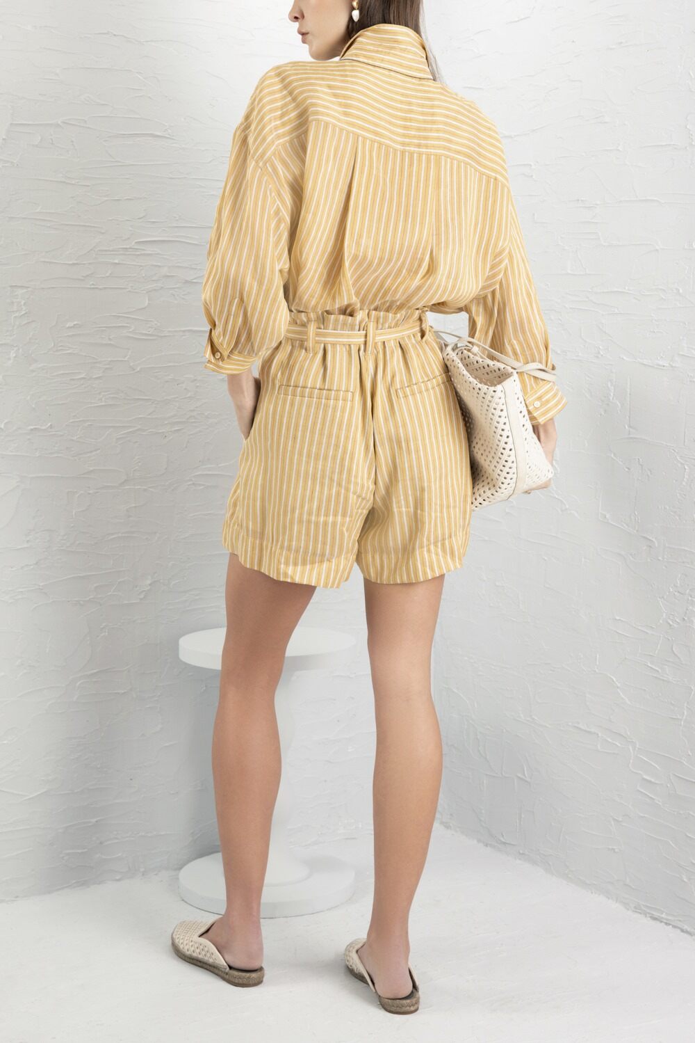 Stripe Bermuda Short-STRIPE-38-CLOTHINGPANTSHORT-BRUNELLO CUCINELLI