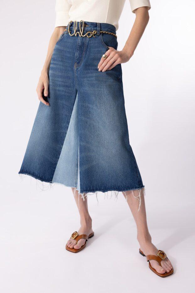 Bermuda Shorts-DKNTBLUE-36-CLOTHINGPANTCROPPED-CHLOÉ
