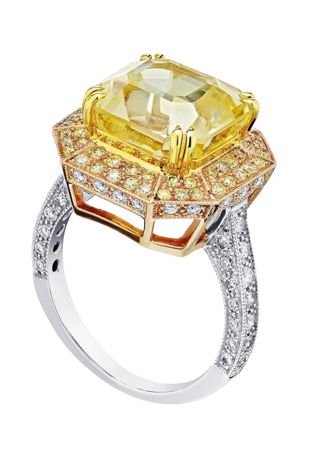 Diamond Sapphire Ring-YELLOW GOLD-6.75-JEWELRYFINE JEWELRING-ALEXANDER LAUT