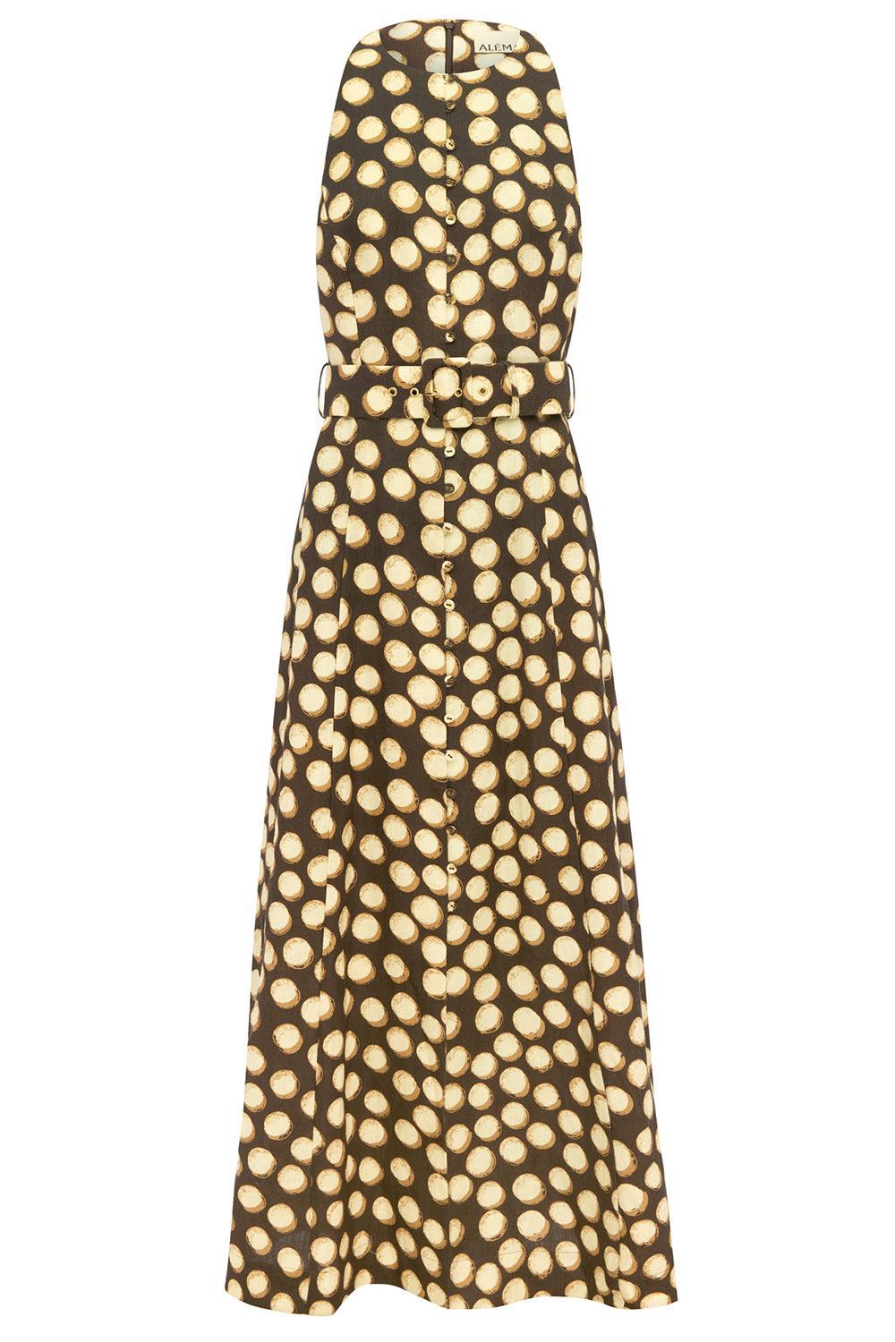 Paula Midi Dress-POLKADOT-2-CLOTHINGDRESSCASUAL-ALEMAIS
