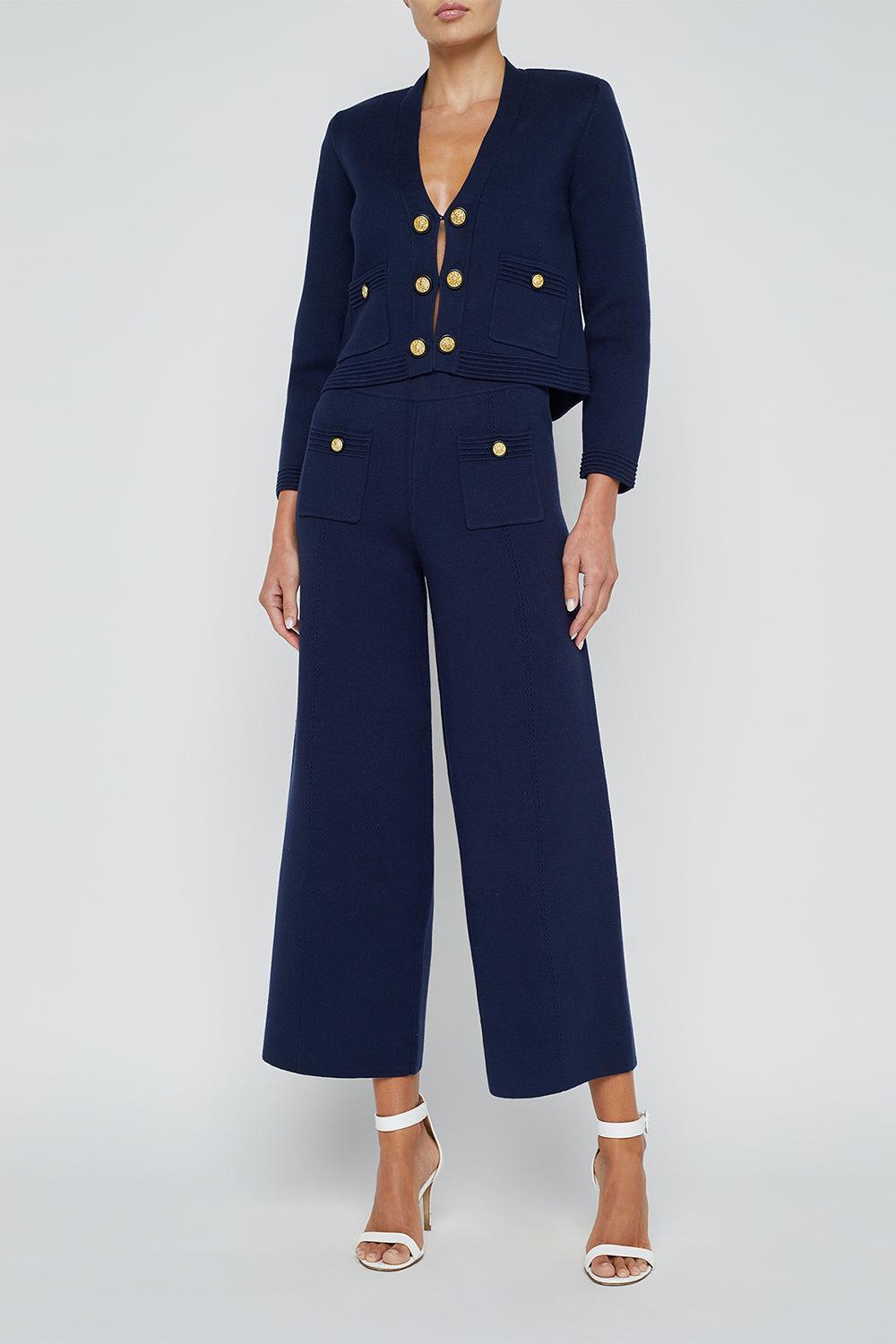 Catie Blazer-MDNTGOLD-XS-CLOTHINGJACKETBLAZERS-L'AGENCE
