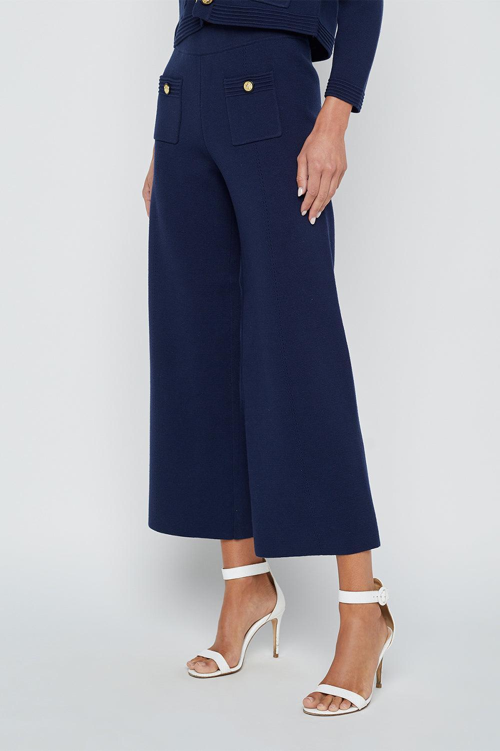 Madrid Pant-MDNTGOLD-XS-CLOTHINGPANTWIDE LEG-L'AGENCE