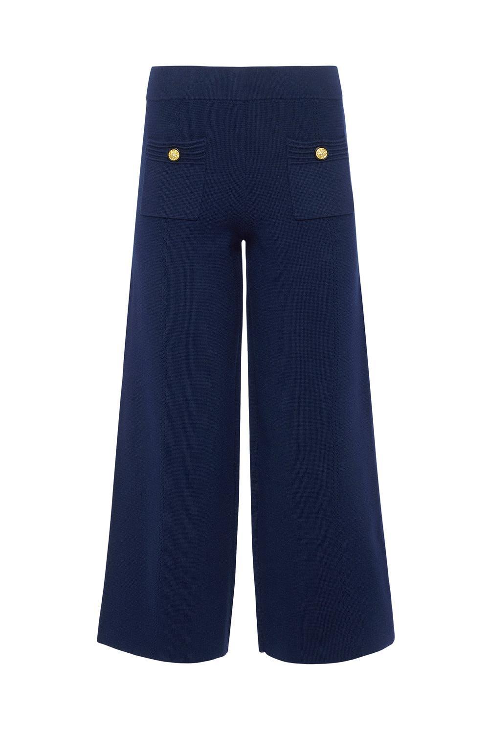 Madrid Pant-MDNTGOLD-XS-CLOTHINGPANTWIDE LEG-L'AGENCE
