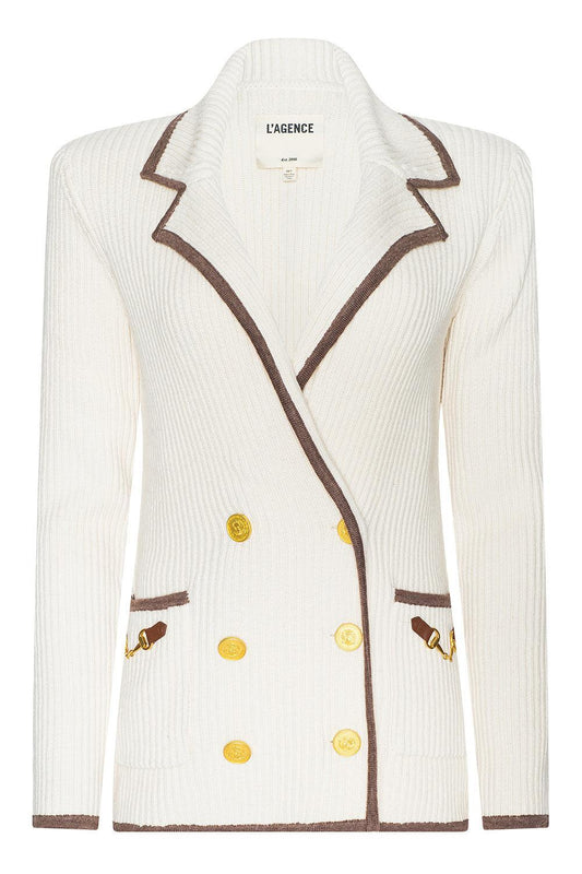 Ranch Blazer-CREAM-XS-CLOTHINGJACKETBLAZERS-L'AGENCE