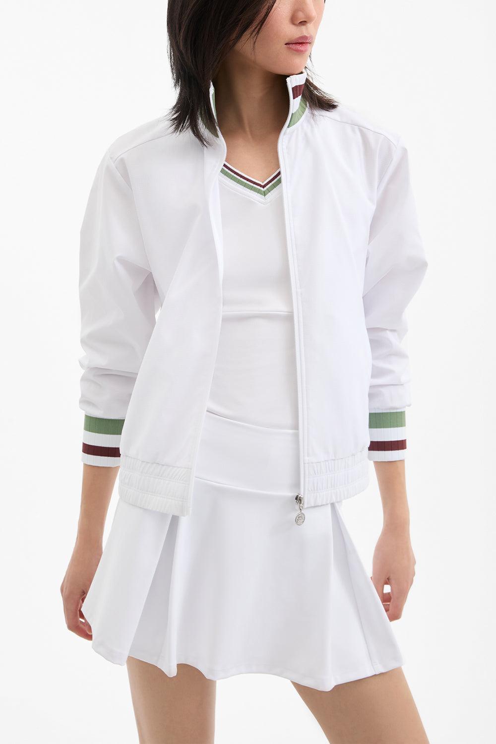 Track Jacket-WHITE-XXS-CLOTHINGJACKETCASUAL-VERONICA BEARD X HEAD SPORTSWEAR