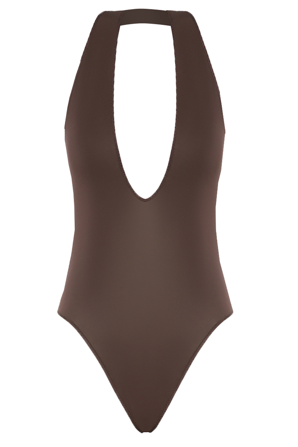 Luna Halter Bodysuit-BROWN-1-CLOTHINGTOPBODYSUIT-ZIMMERMANN