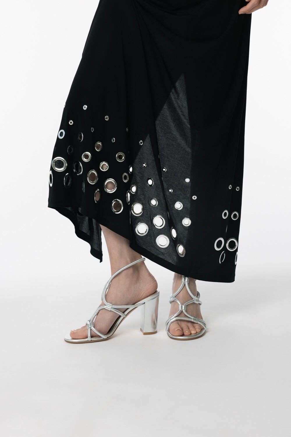 Strappy Sandal-SILVER-36-SHOESANDAL-GIANVITO ROSSI