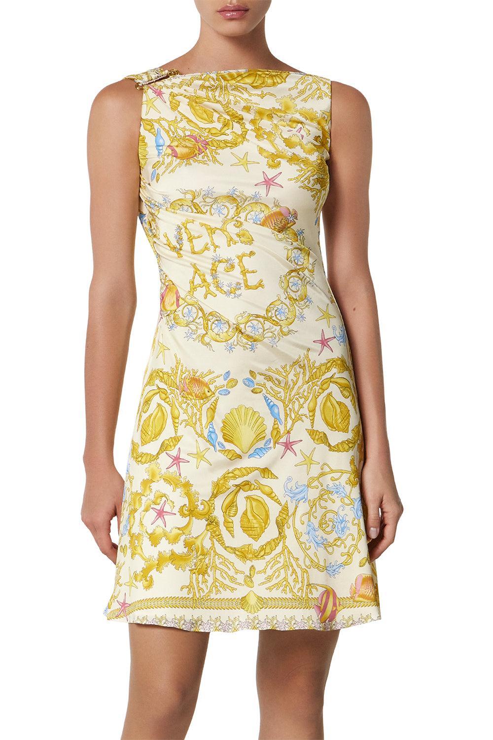 Underwater Barocco Dress-EGSHLMLT-36-CLOTHINGDRESSCOCKTAIL-VERSACE