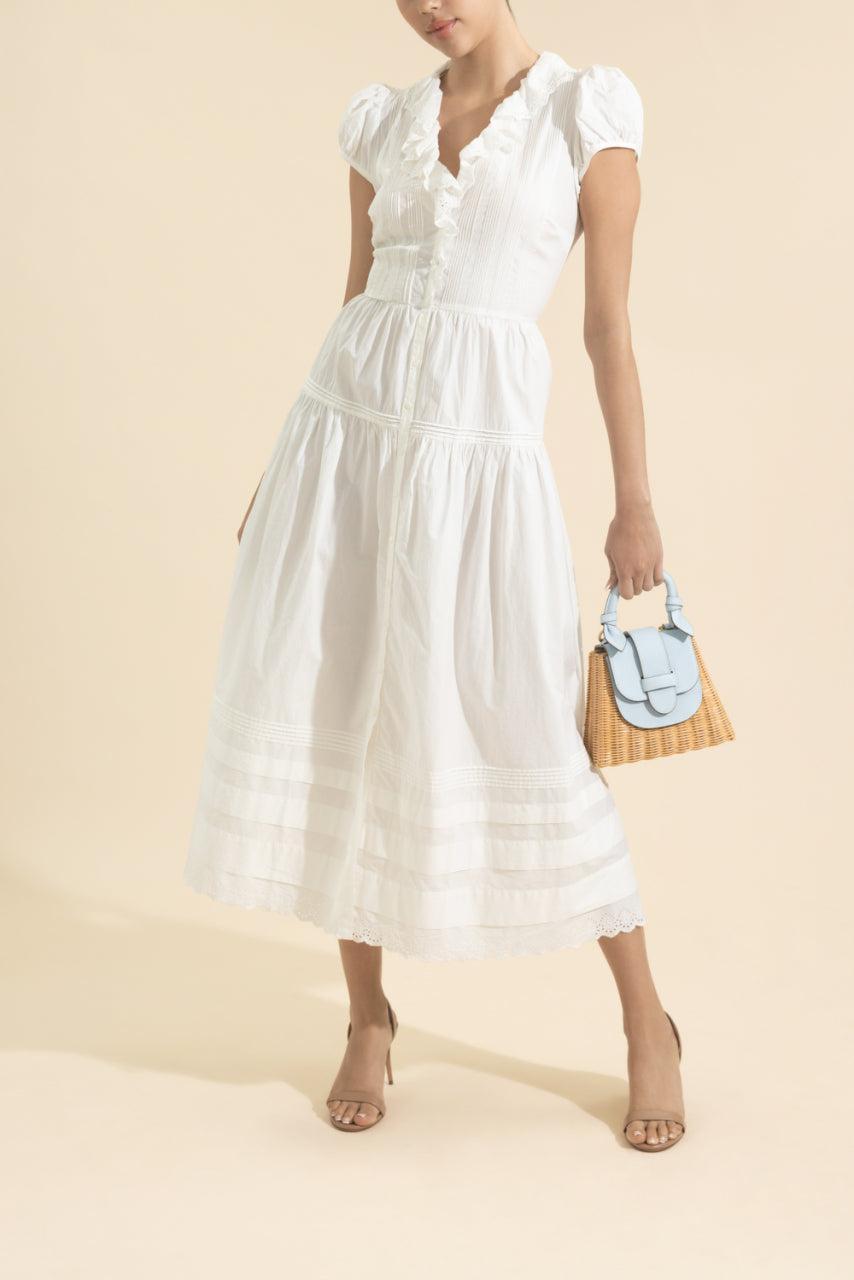 Eliette Dress-CREAM-XS-CLOTHINGDRESSCASUAL-DOEN