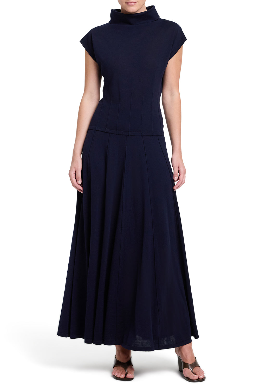 Funnel Neck Sleeveless Top