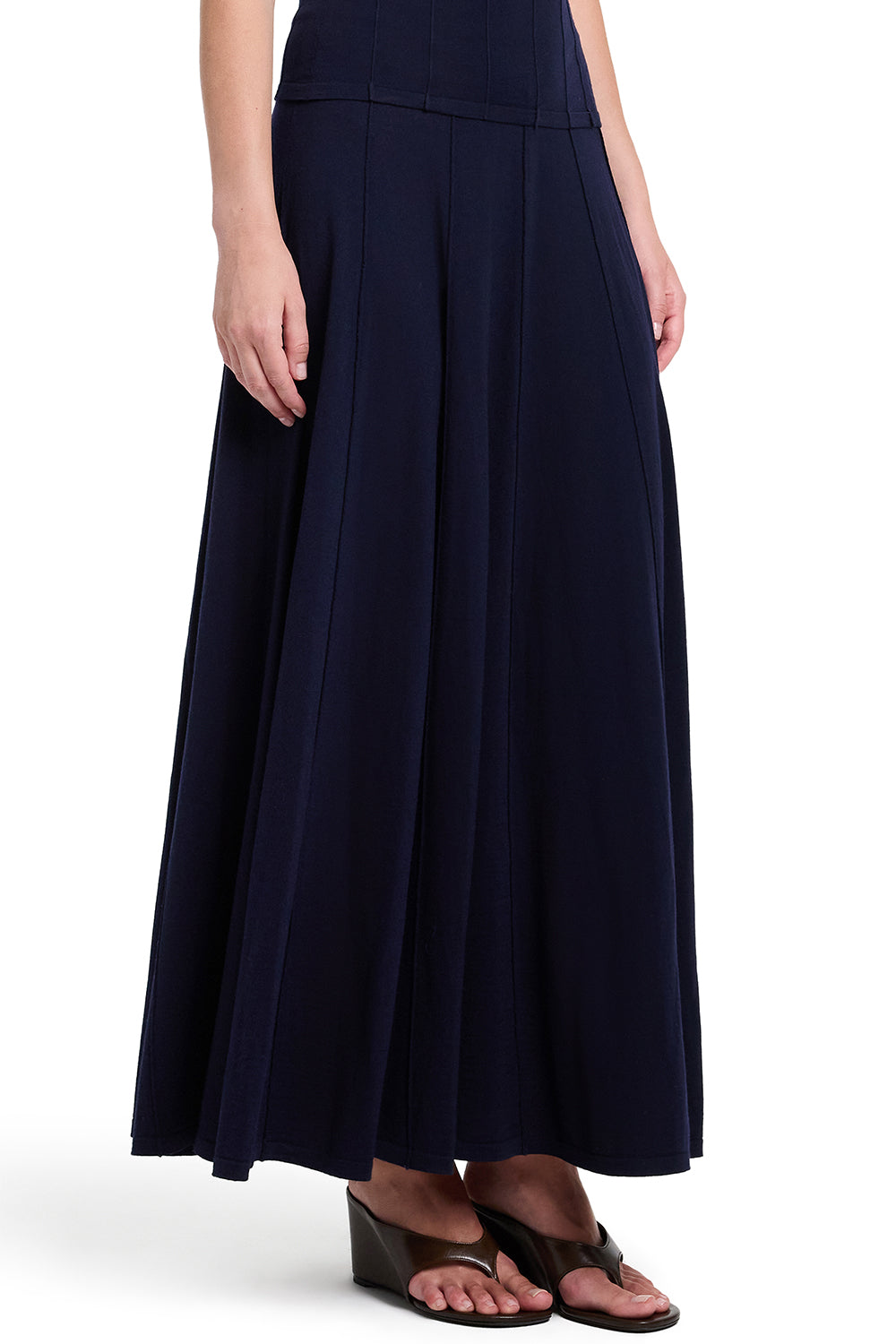 Seamed Maxi Skirt