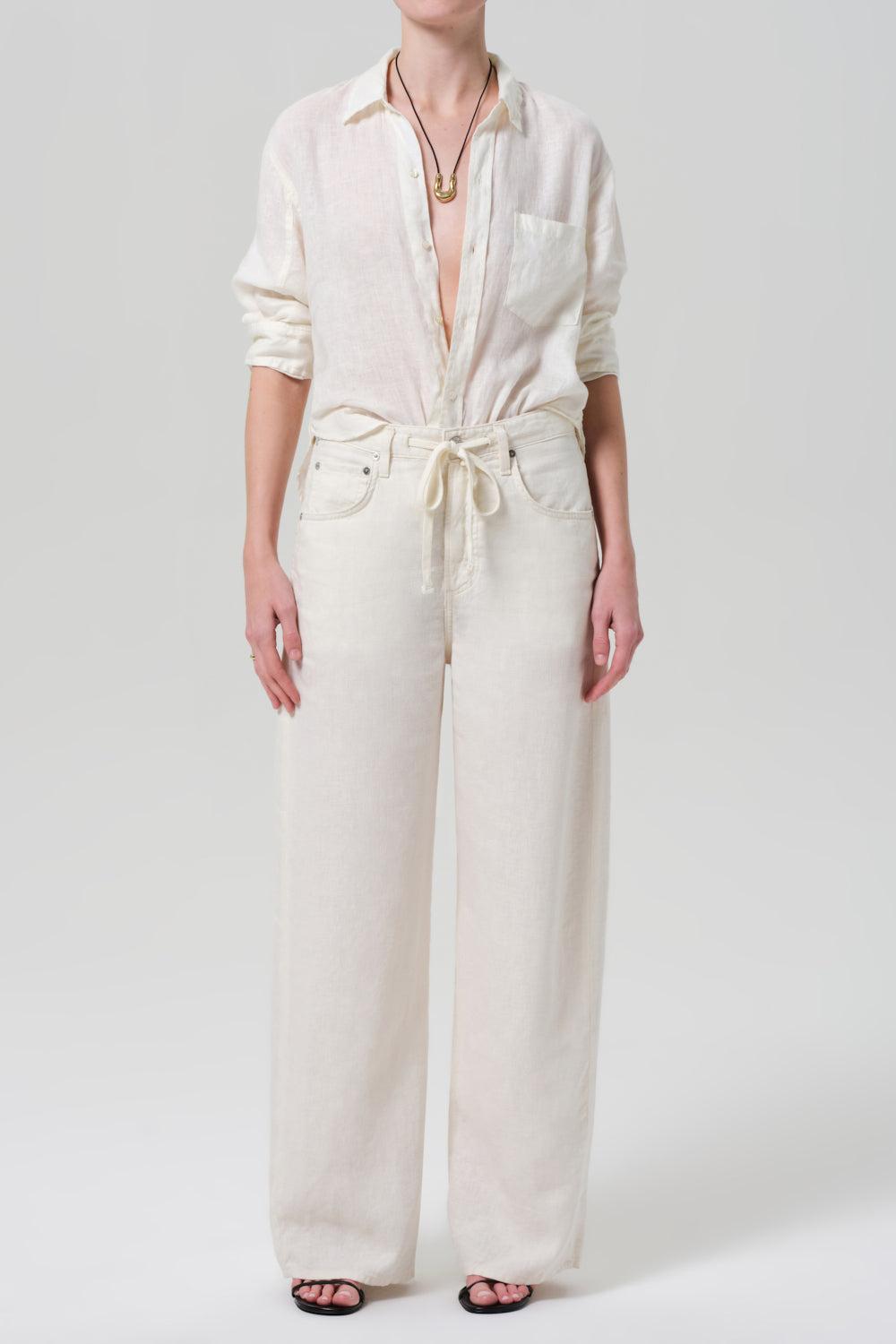 Kayla Shirt - Vanilla-VANILLA-XS-CLOTHINGTOPBLOUSE-CITIZENS of HUMANITY