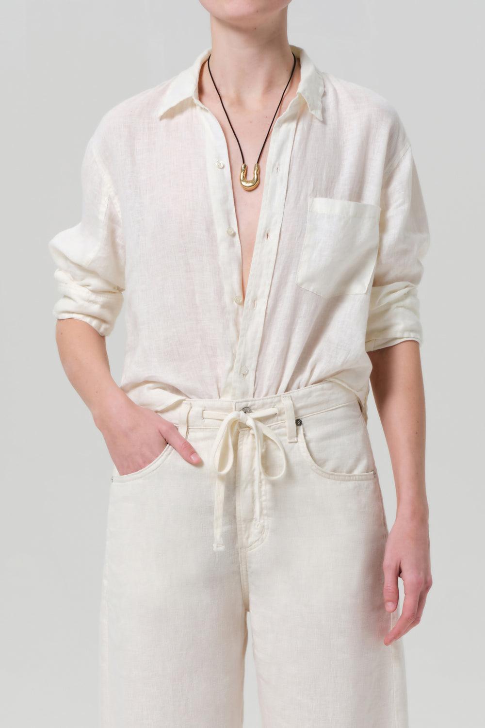 Kayla Shirt - Vanilla-VANILLA-XS-CLOTHINGTOPBLOUSE-CITIZENS of HUMANITY