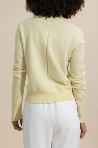 Solid Lean Lines Cardigan-YELLOW-XS-CLOTHINGTOPCARDIGAN-LA LIGNE