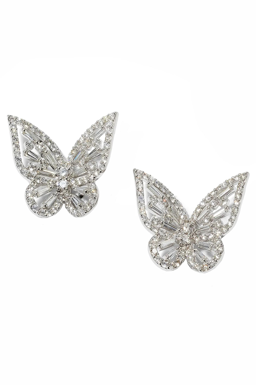 Diamond Butterfly Earrings-WHITE GOLD-JEWELRYFINE JEWELEARRING-ALEXANDER LAUT