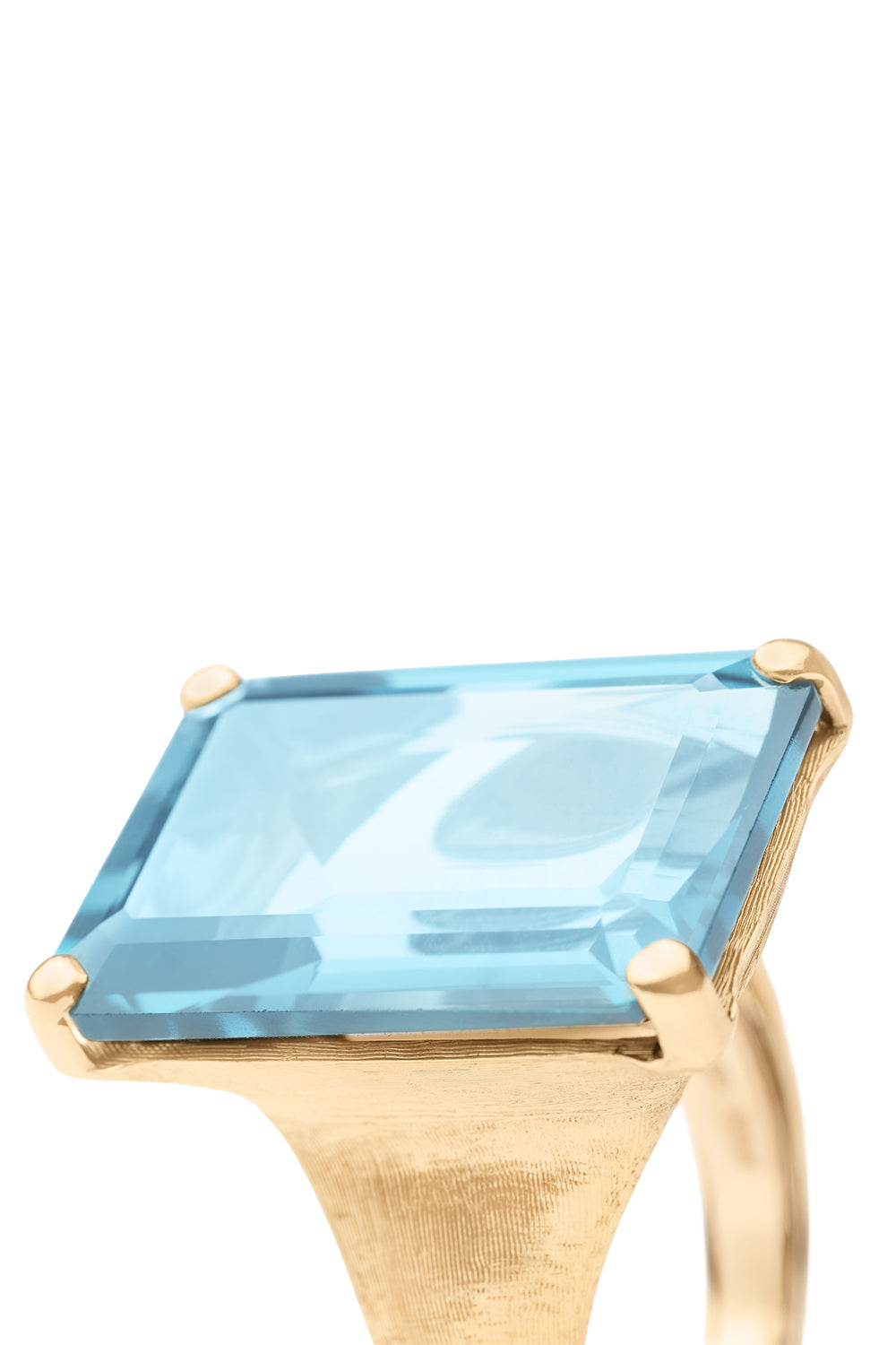 Blue Topaz Murano Ring