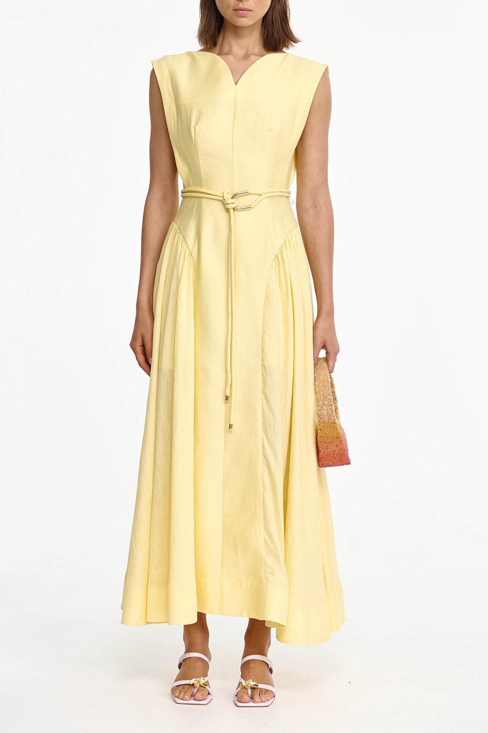 Alvie Maxi Dress-YELLOW-4-CLOTHINGDRESSCASUAL-ACLER