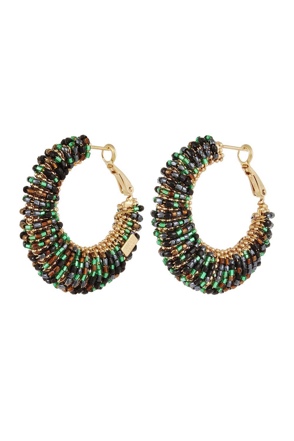 Large Izzia Earrings-GRNMULTI-JEWELRYBOUTIQUEEARRING-GAS BIJOUX