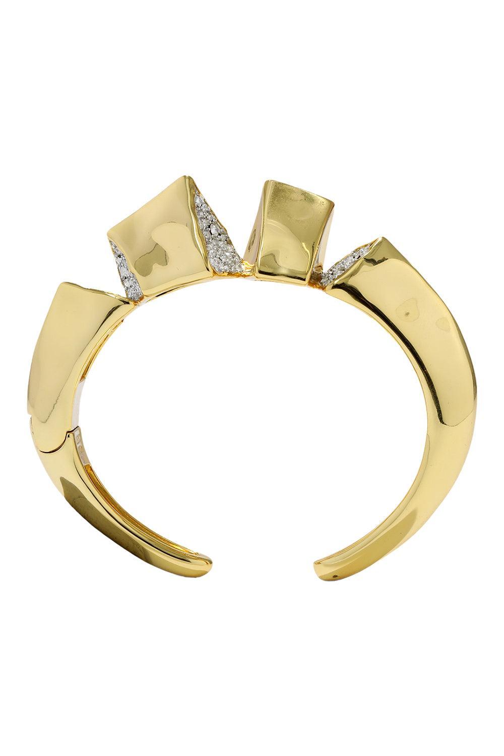 Crystal Peak Solanales Hinge Cuff Bracelet-YELLOW-JEWELRYBOUTIQUEBRACELET O-ALEXIS BITTAR