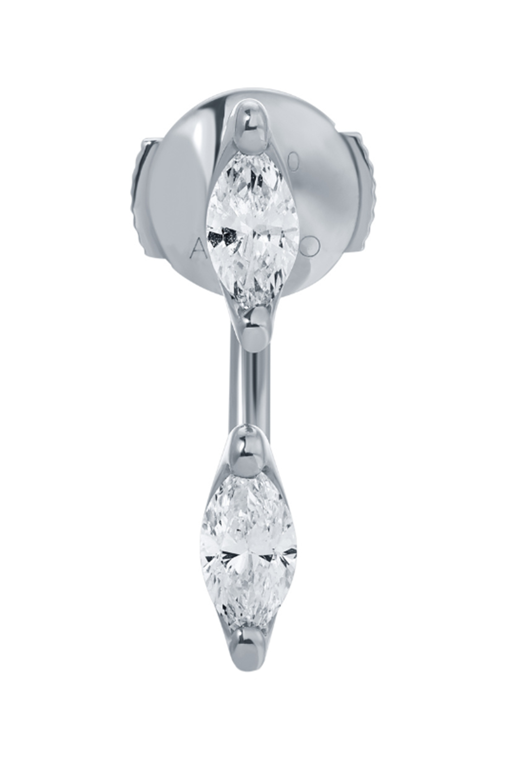 Diamond Classic Marquise Orbit Earrings-WHITE GOLD-JEWELRYFINE JEWELEARRING-ANITA KO